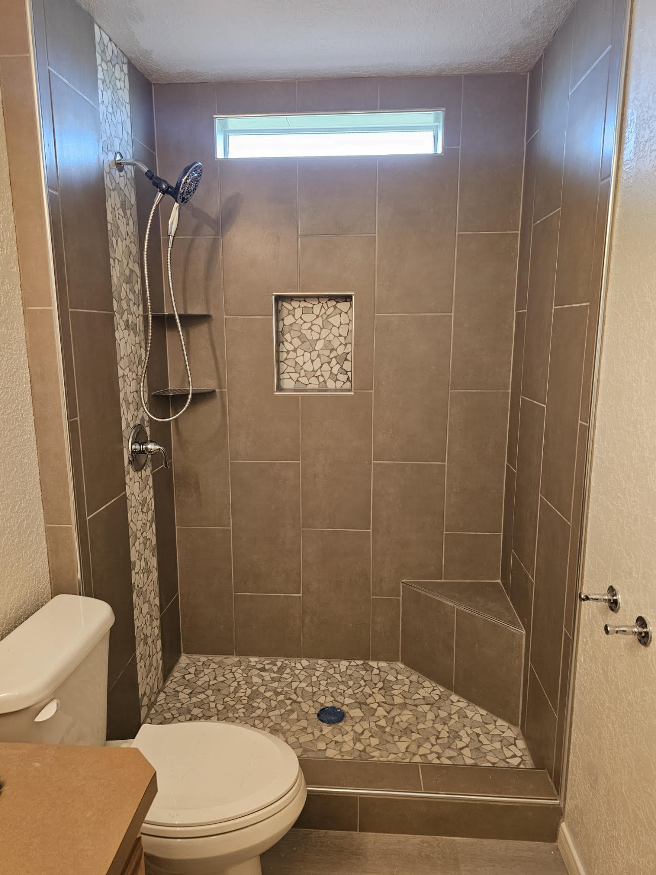 Mosaic Stone Shower